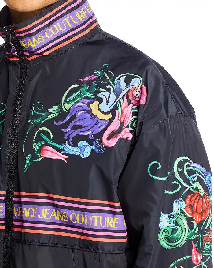 Versace Jeans Couture L132901 Black Multi V-Emblem Garden Versace Jeans Couture L132901 Black Multi V-Emblem Garden