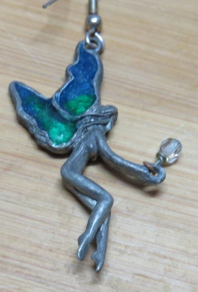 Pendiente de hada susurrante gótico piedra cristal hadas uno Foto 2 de 4