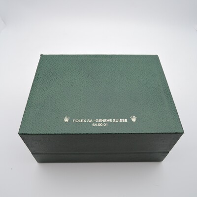 ROLEX 16610 SUBMARINER WATCH BOX CASE 64.00.01 green tag 100