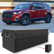 Trunk Cargo Organizer Folding Storage Collapse Bag Bin For Chevrolet Traverse