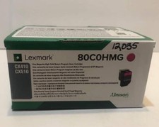 LEXMARK MAGENTA 80C0HMG RETURN PROGRAM HIGH YIELD TONER CX410, CX510 