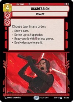 x1 Aggression L Star Wars Spark of Rebellion M/NM