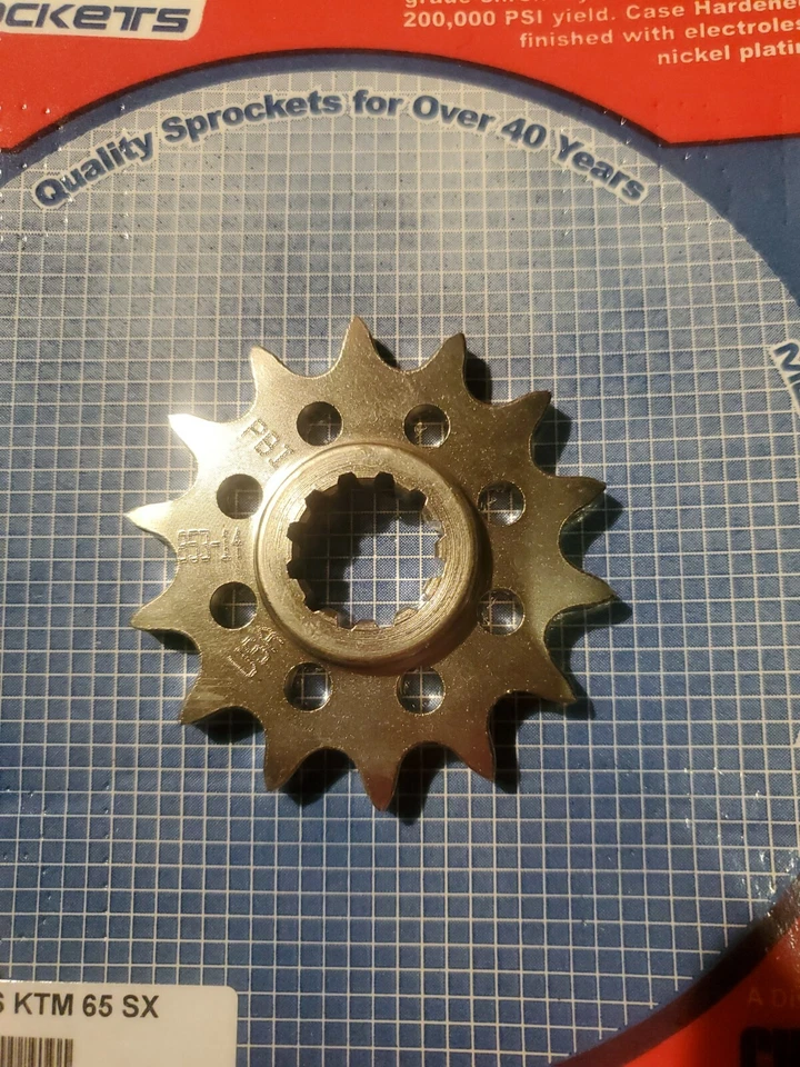 Piñones PBI 853-14 C/S KTM 65 SX piñón contraeje Foto 2 de 4