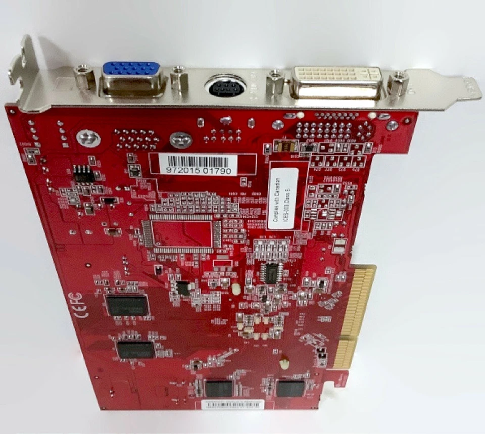 VisionTek 400160 ATI Radeon X1050 AGP 256M DDR RC VGA Video Graphics Card - Image 4 of 4