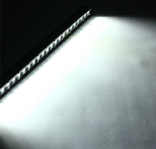 20inch Slim Led Light Bar Single Row Spot Flood Combo UTE Truck SUV ATV VS 22 '' - Imagen 8 de 12