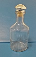 Vintage Smiths Klar Pressglas 75cl Karaffe mit Stopfen Y89