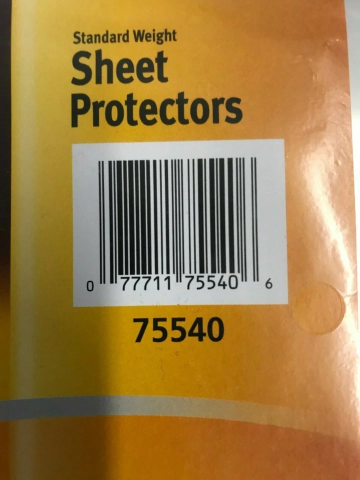 Protector Sábana Transparente Lote de 3 Paquetes - ¡10 Unidades! Avery Dennison AVE-75540 Foto 4 de 4