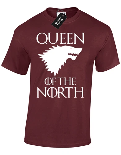 Queen Of The North Game King Snow Stark Thrones Unisex T-Shirt - Picture 5 of 11