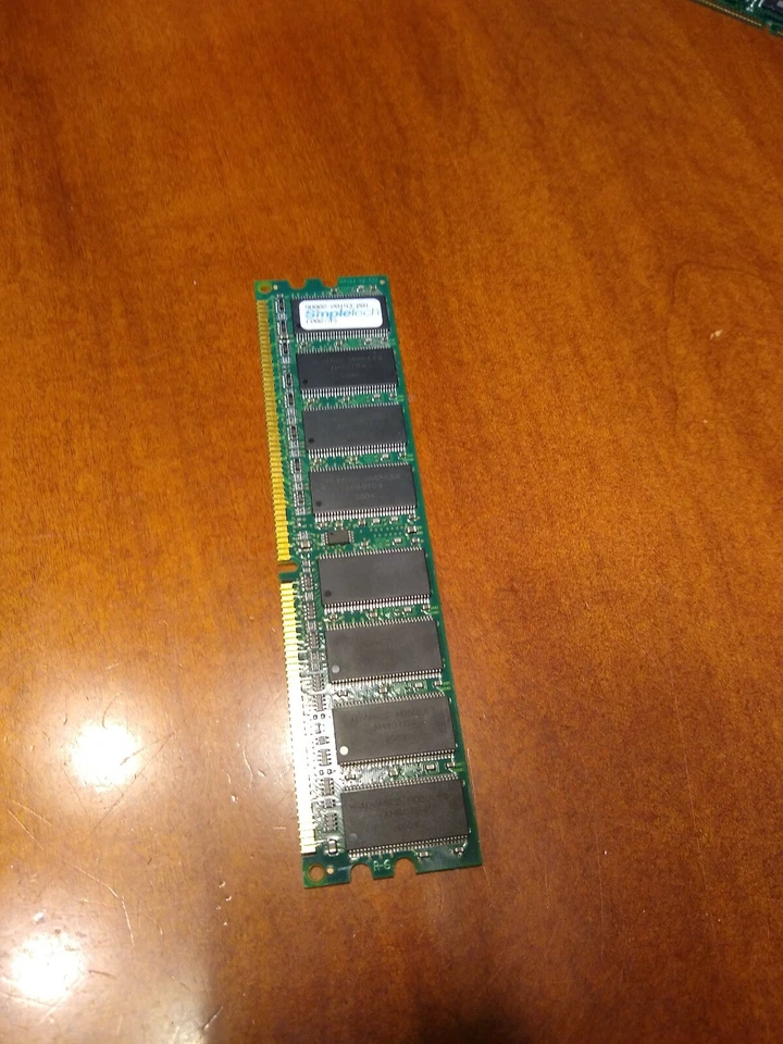 Lot of 6 256MB DDR266 or DDR333 184pin DIMM Memory Various Brands - Image 4 of 4