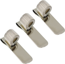 Universal Stainless Steel Pen Holder, Silver Matel Clip with Spring Fits for ...