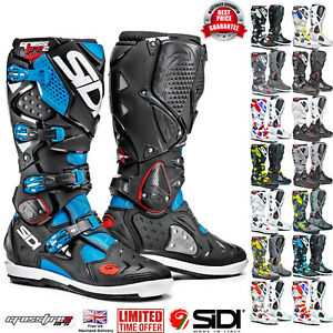 Gorgelen grijnzend Hoofd Sidi Crossfire 2 SRS Boots Off-Road Motorcycle Motocross Enduro Dirt Bike  Boots | eBay