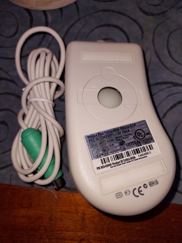 MICROSOFT MOUSEPORT COMPATIBLE MOUSE 2.1A, ROLLERBALL PS/2. - Picture 2 of 2
