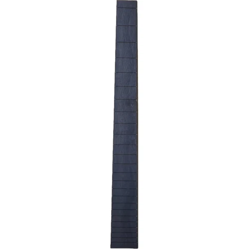 25.5" Ebony 42mm Nut Guitar Fretboard 24 Fret No Inlay Unfinished 