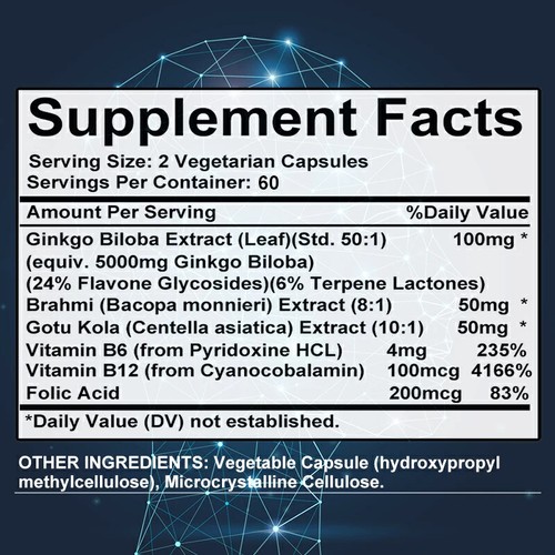 Ginkgo Biloba Capsule - Riduce lo stress, supporta la funzione cerebrale e la memoria - Foto 8 di 8