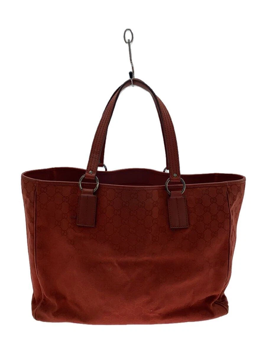 Sac fourre tout GUCCI GG toile rouge motif complet occasion