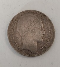 Francia 10 franchi argento 0,680 Turin 1934