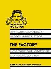JOY DIVISION / The FACTORY - Russel Club Poster, Gicl&eacute;e Print, 24" x 32"