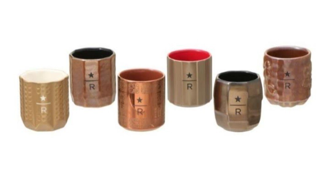 STARBUCKS　★　リザーブ　デミカップソーサーセット Starbucks Reserve Roastery Cask Collection Demi Mug Set 6pcs ship