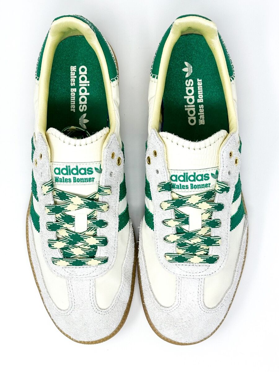 Adidas x Wales Bonner Men's Samba Low Top Sneakers Green Adidas x Wales Bonner Men's Samba Low Top Sneakers Green