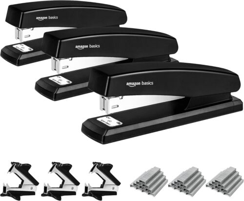 Basic Stapler Value Pack: 3 Staplers, 3000 Staples, & Removers for Every Use - Picture 3 of 9