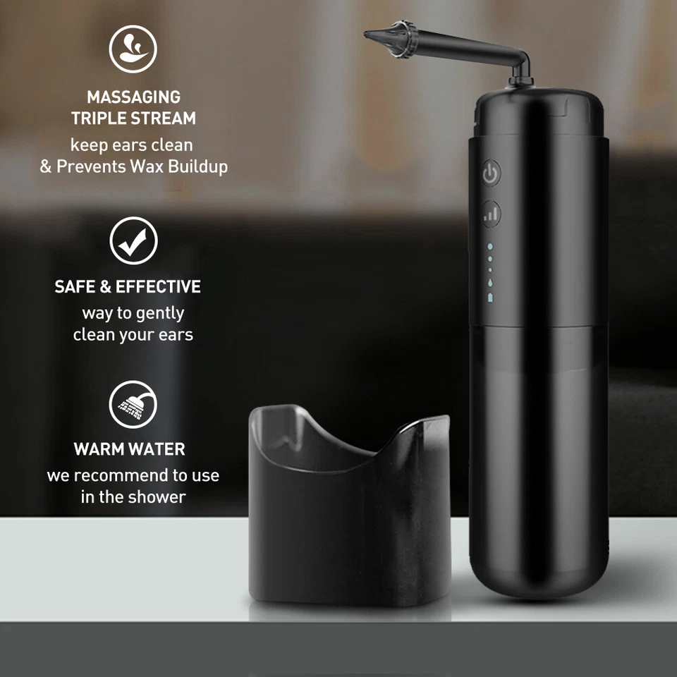 Ear Wax Removal Tool Water Powered Wush Ear Cleaner Electric Ear Cleaning Kits - image 4 of 4