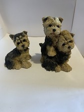 Barkers By Country Artists 90349 Tiggy & Chloe Yorkies / 90784 Yorkie Puppy
