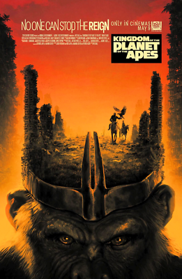 Kingdom of the Planet of the Apes 2024 Movie Poster Raka Wes Ball