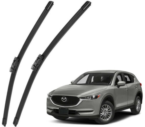 Paire authentique de lames d'essuie-glace avant pour 2017-2022 Mazda CX-5 CX5 - Photo 1/9