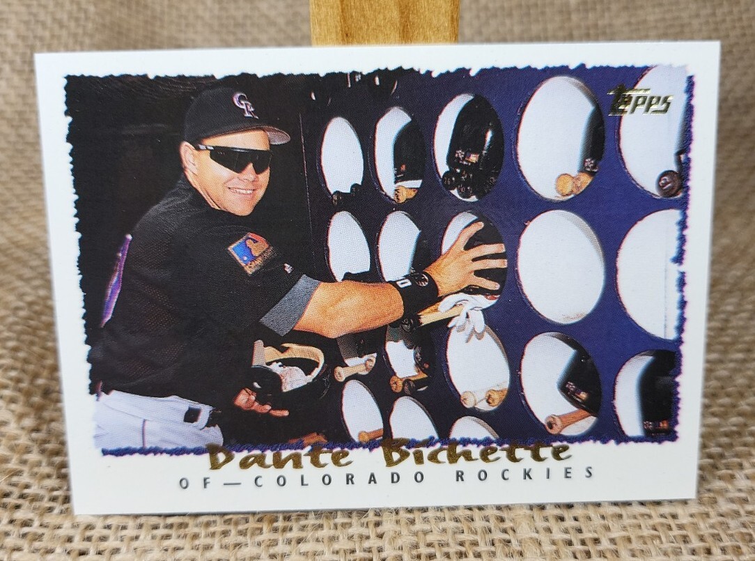 1995 Topps Dante Bichette Baseball Card #140 Colorado Rockies FREE S&H