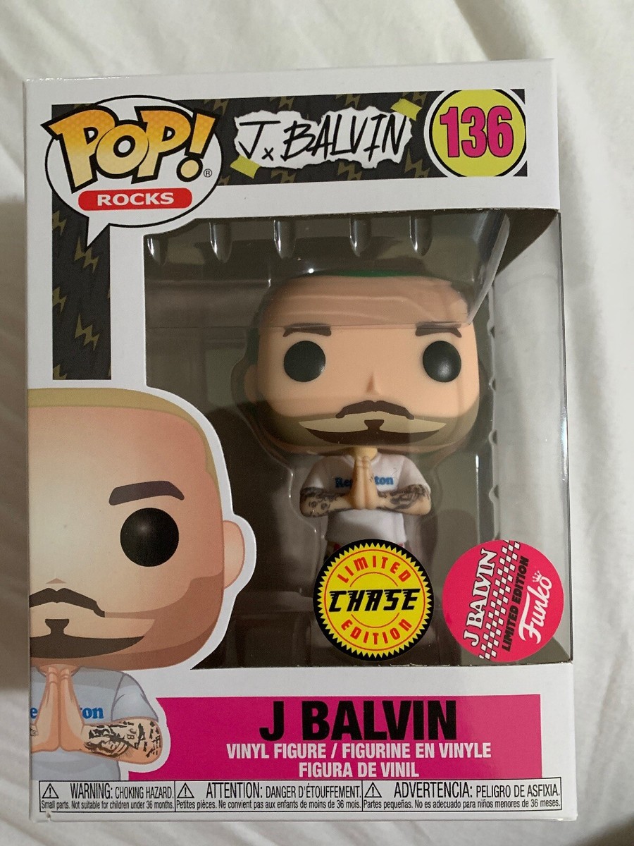 Funko Pop Vinyl Rocks #136 J Balvin Green Hair Chase