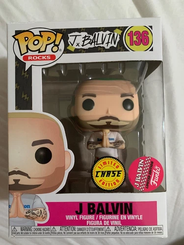 Funko Pop Vinyl Rocks #136 J Balvin Green Hair Chase