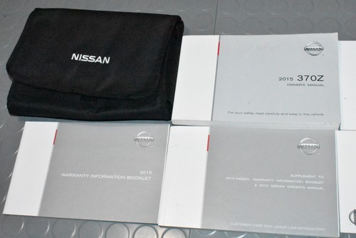 2015 Nissan 370z Owners Manual - SET - Picture 2 of 4
