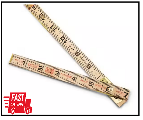 Lufkin 6 Ft. X 5/8 In. Brick Mason Wood Ruler - 第 2/3 張圖片