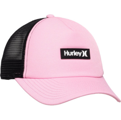 Hurley Logo Baseball Cap For Big Girls Candy Pink NEW!