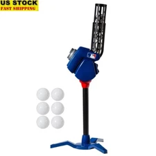 Kids Baseball Pitching Machine 4-in-1 Adjustable Training Toy Young Players New