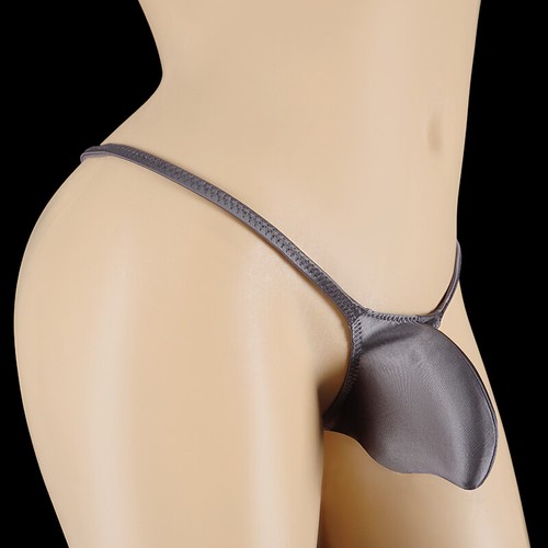 Men Satin Glitter Underwear G-String Briefs Panties Pouch Stretch Thong Lingerie - Picture 31 of 50
