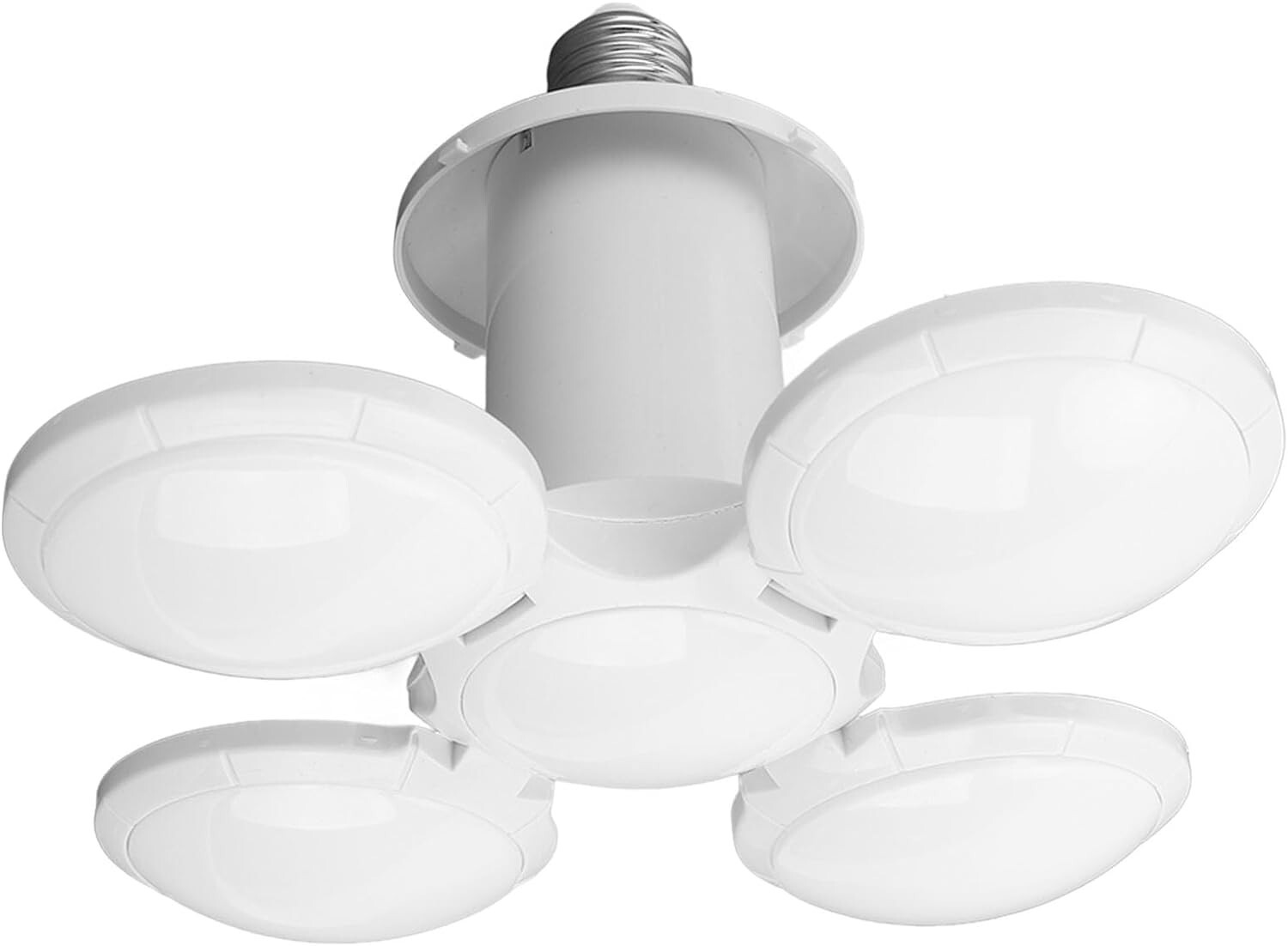 Lampada LED 40W E27 a Palla per Soffitto - Design Pieghevole e Luce Chiara