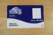 Palms Hotel Casino Las Vegas Nevada Club Players Slot Card ALL-STAR Nereida 