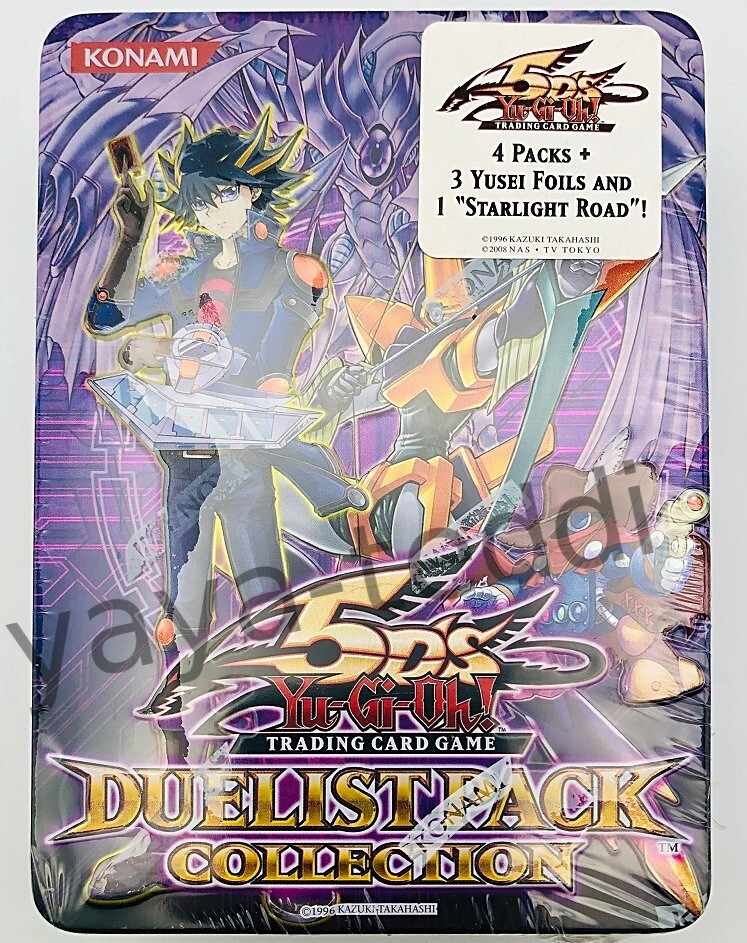 2010 YuGiOh 5D's Duelist Pack Collection Tin with Starlight Road