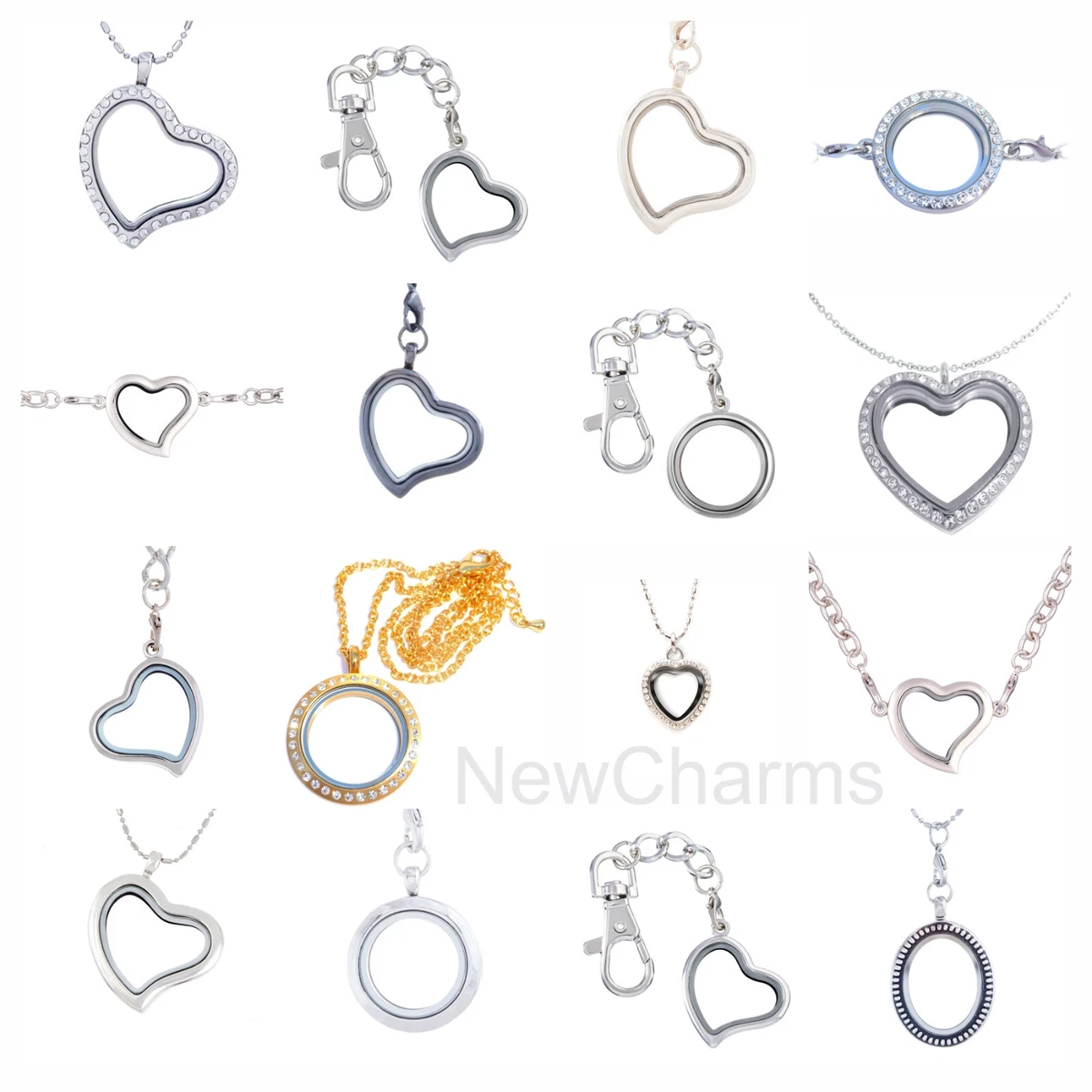 Floating lockets best sale wholesale