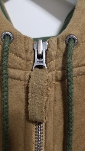 BURTON Snowboard Fleece Hoodie Men's Unisex Size Large Sahara Rare 5 Pocket NWT - Picture 3 of 13