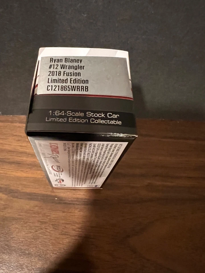 Ryan Blaney 2018 #12 Wrangler PENSKE Ford Fusion 1/64 NASCAR CUP - Image 3 of 3