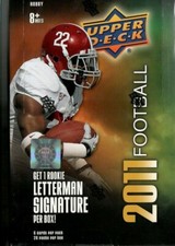 2011 Upper Deck Football Hobby Box Cam Newton RC???