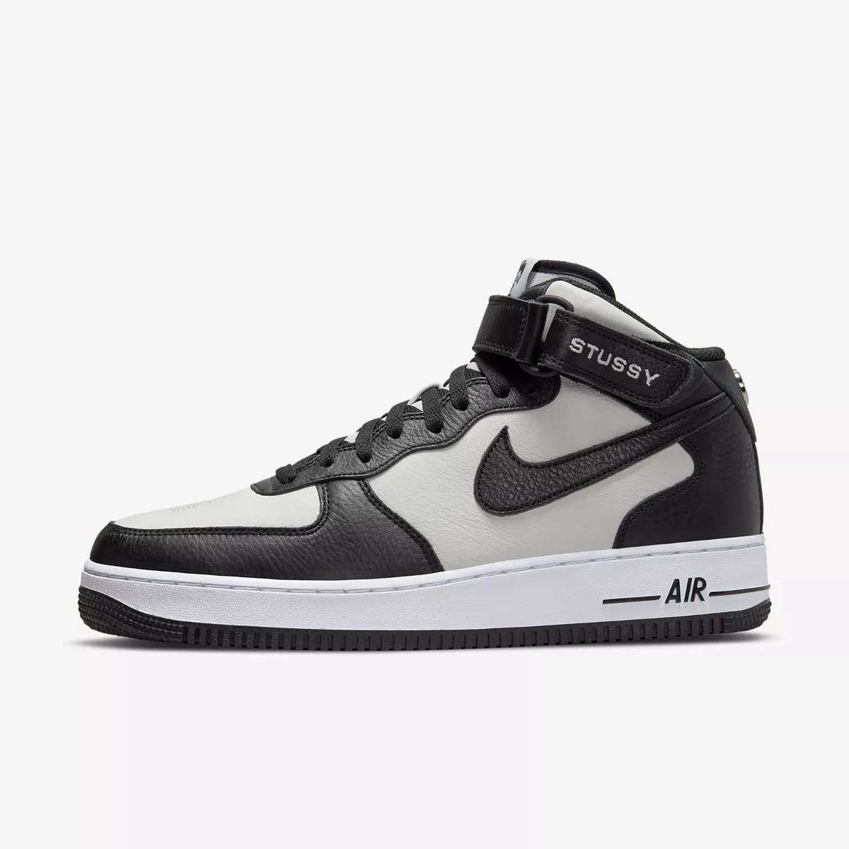 Nike x Stussy Air Force 1 '07 Mid SP Shoes (DJ7840-002) 'Black and Nike x Stussy Air Force 1 '07 Mid SP Shoes (DJ7840-002) 'Black and