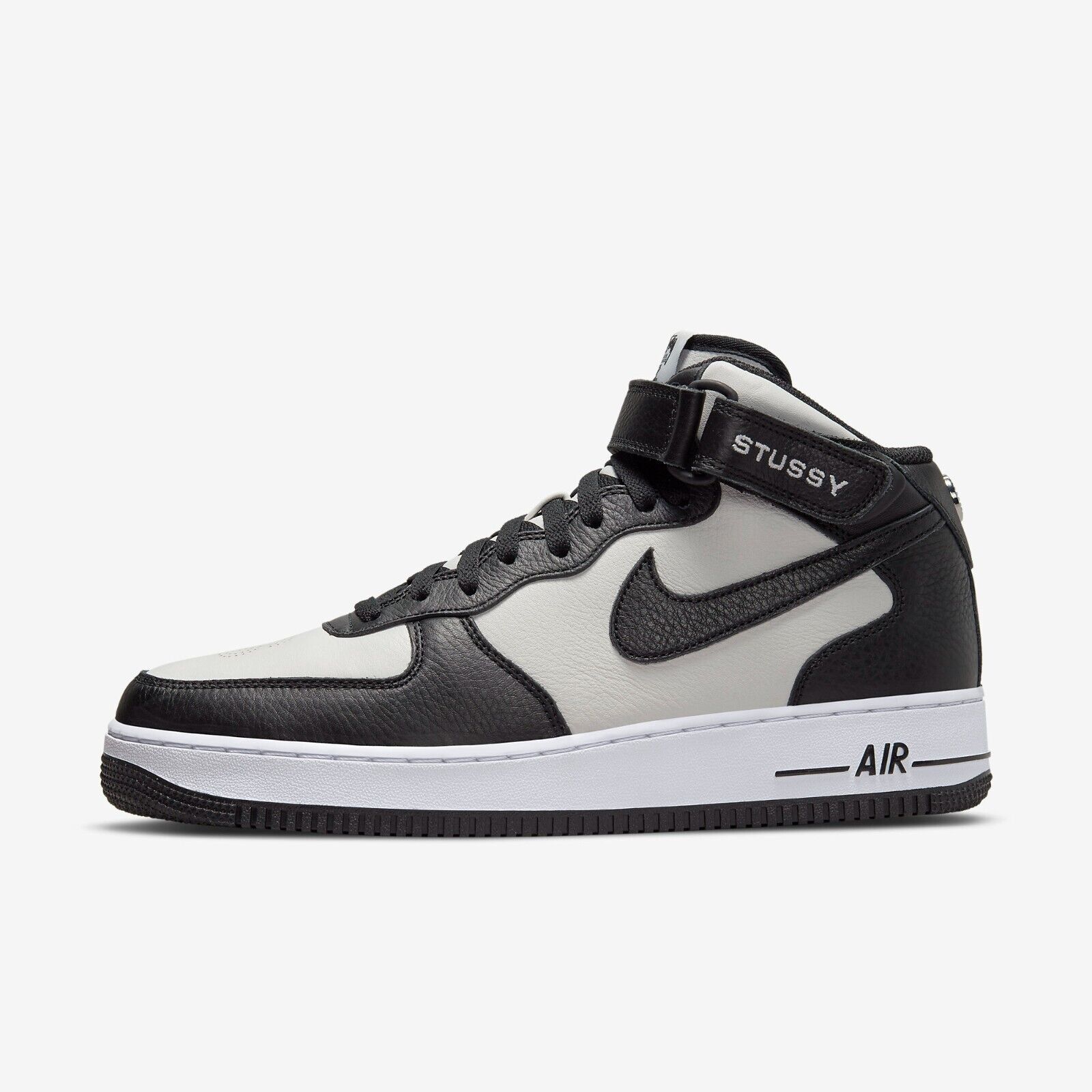 Nike x Stussy Air Force 1 '07 Mid SP Shoes (DJ7840-002) 'Black and White'