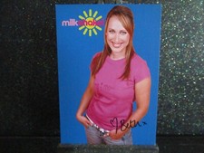 Beth Evans Pre-Print Milkshake Original Cast Card  Tv Actress Presenter Children