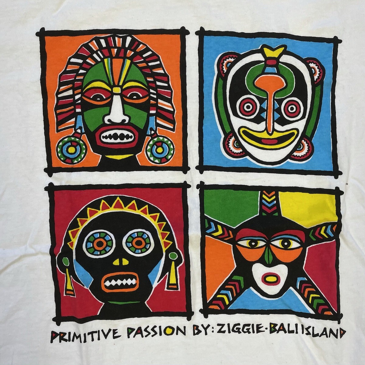 4 Square Primitive Passion By Ziggie Studio Bali Island