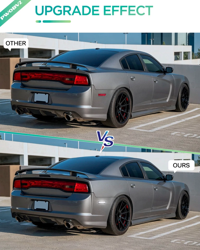 2PCS Dynamic Rear LED Side Marker Lights For Dodge Charger 11-14 Challenge 08-14 - Image 4 of 4