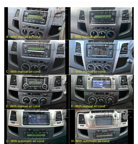 For Toyota Hilux N70 Head Unit GPS Dash Radio With Wireless CarPlay Android Auto - Bild 6 von 24
