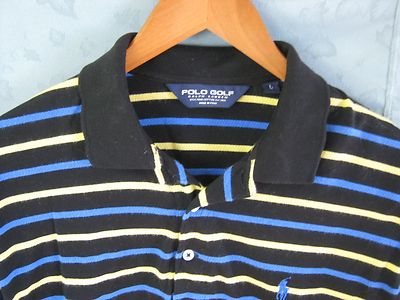 Ralph Lauren Polo Golf Size Large Shirt ~ Cotton Silk Blend | eBay